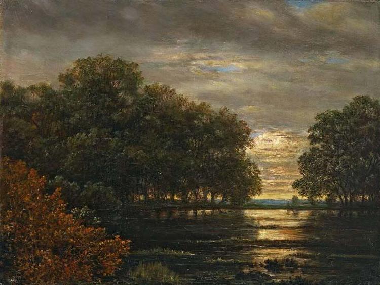 Carl Gustav Carus uberschwemmung Im Leipziger Rosental China oil painting art